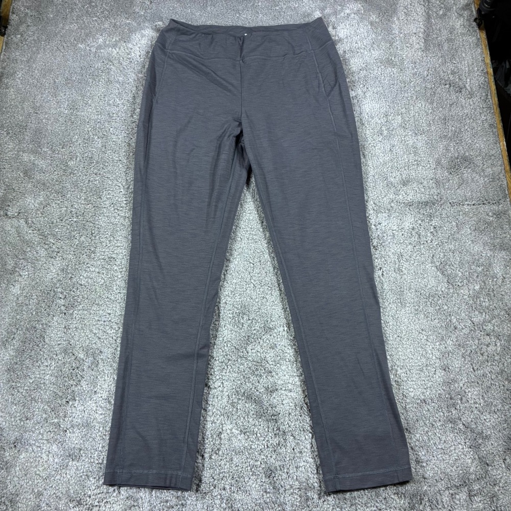 Duluth Trading Co Pants Womens Medium Gray NoGA Classic Slim Leg Supplex Stretch